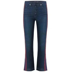 Veronica Beard Jeans Women’s 27x26 Carolyn 10" Baby Boot Red Side Stripes